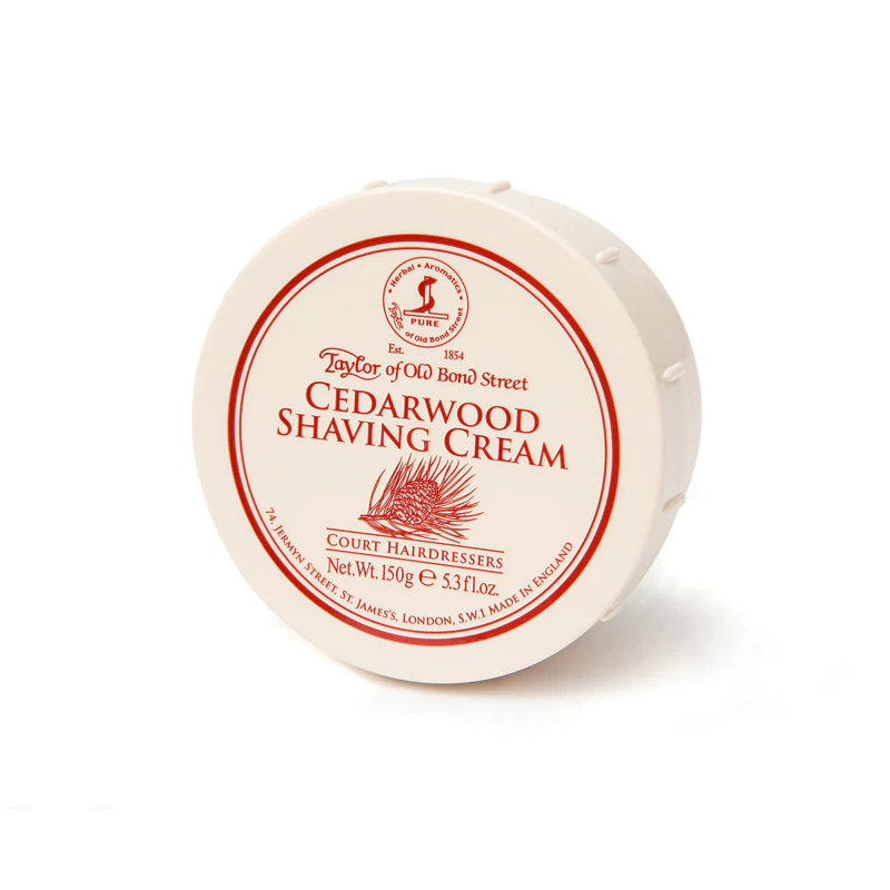 Taylor of Old Bond Street - Cedarwood Shaving Cream Bowl – Twin Pack (2 x 150g) – Taylor of Old Bond Street - Cedarwood Shaving Cream Bowl 150g