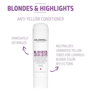 Goldwell - Blonde & Highlights Anti-Yellow Conditioner 300ml – product view 2