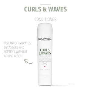 Goldwell - Curls & Waves Shampoo & Conditioner Duo Bundle – Goldwell Curls & Waves Conditioner 300ml (detail)