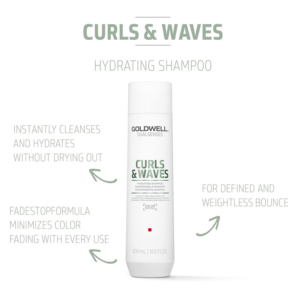Goldwell - Curls & Waves Shampoo 300ml – product view 2