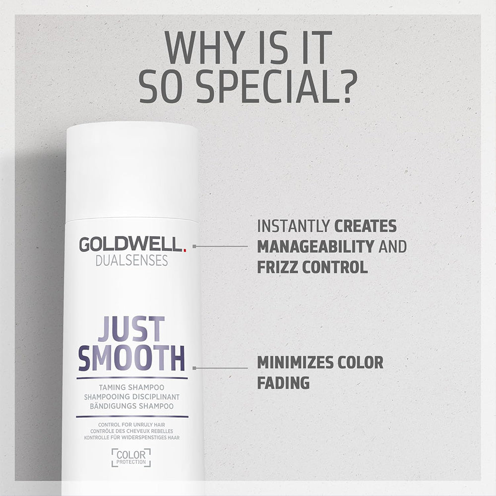 Goldwell - Just Smooth Taming Shampoo 300ml – product view 3