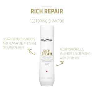 Goldwell - Rich Repair Restoring Shampoo 300ml – product view 3