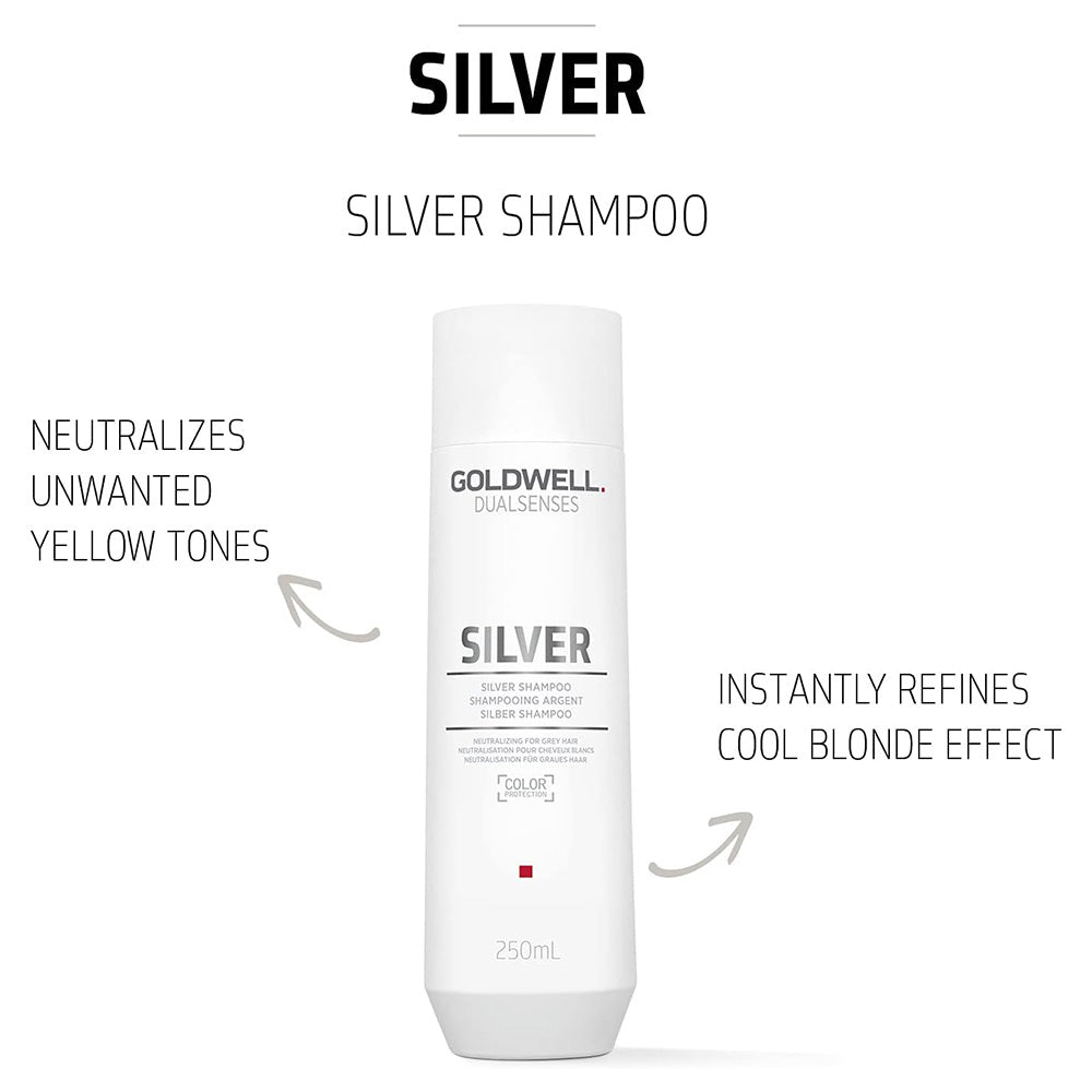Goldwell - Silver Shampoo & Conditioner Duo Bundle – Goldwell Silver Shampoo 250ml (detail)
