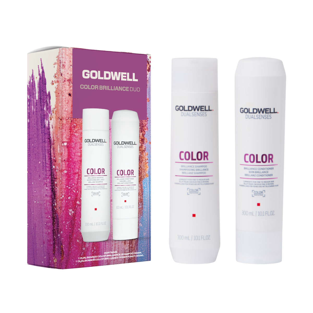 Goldwell - Dualsenses Color Brilliance Shampoo & Conditioner 300ml Duo – front of pack