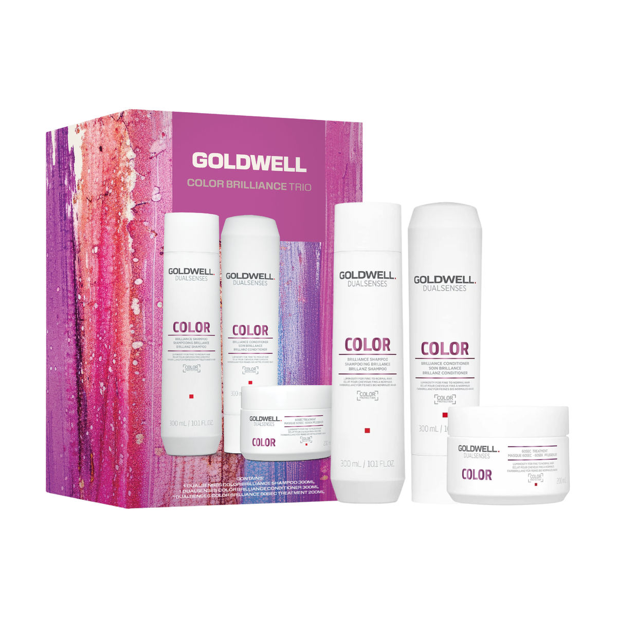 Goldwell - Dualsenses Color Brilliance Trio Gift Pack – front of pack