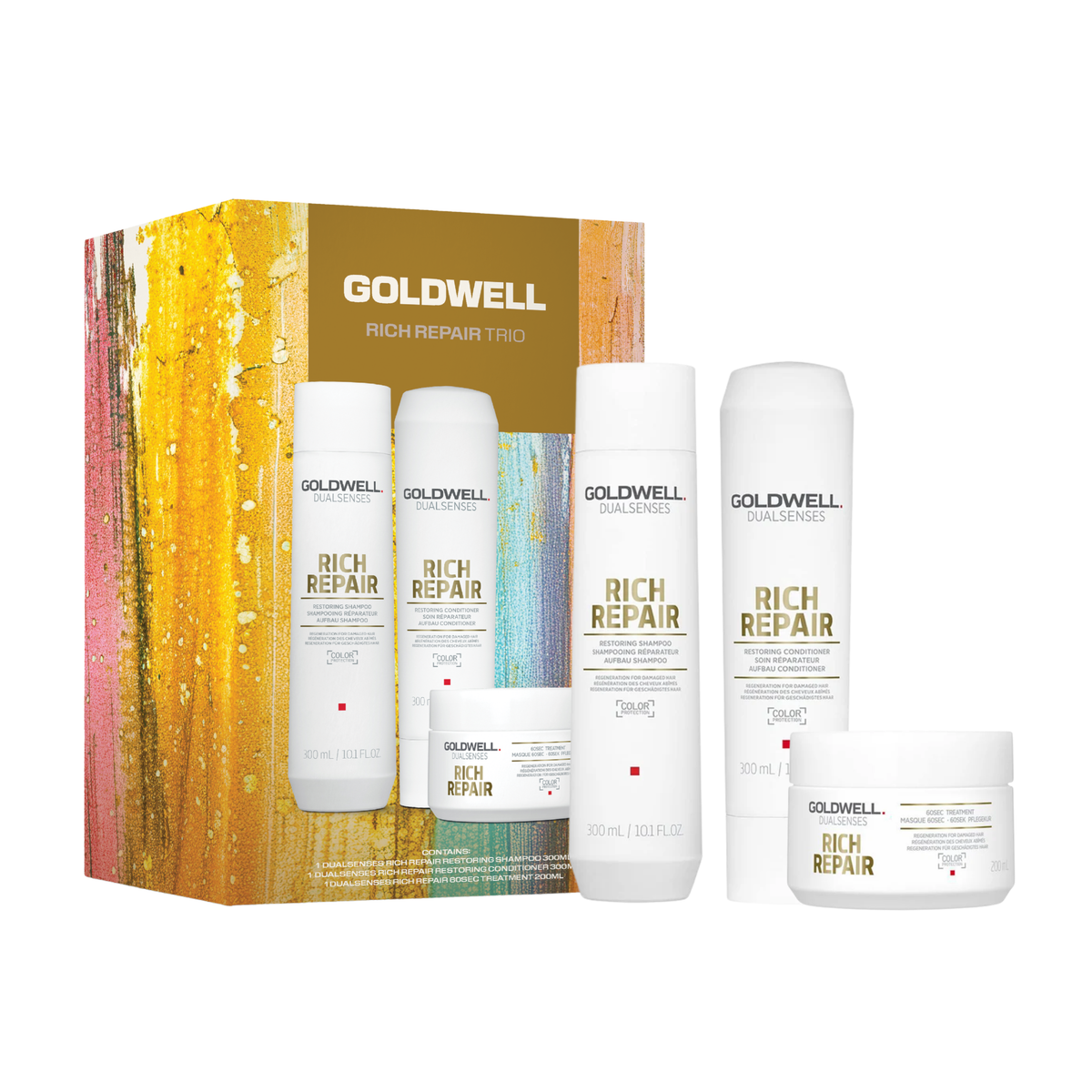 Goldwell - Dualsenses Rich Repair Trio Gift Pack – front of pack