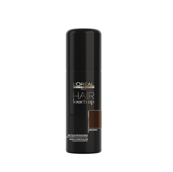 L'Oreal Professionnel - Hair Touch Up Root Concealer Spray Brown – front of pack