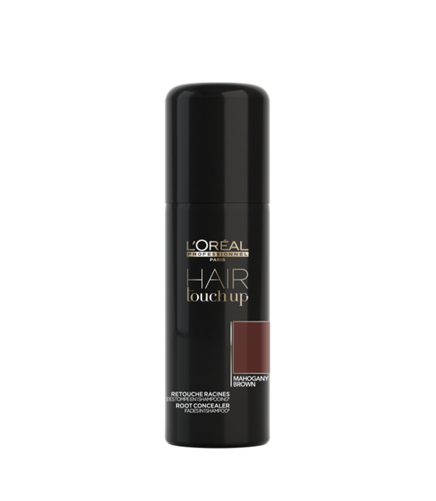 L'Oreal Professionnel - Hair Touch Up Root Concealer Spray Mahogany – front of pack