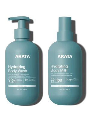 Arata - Hydrating Body Wash & Body Milk Duo 2 x 250ml