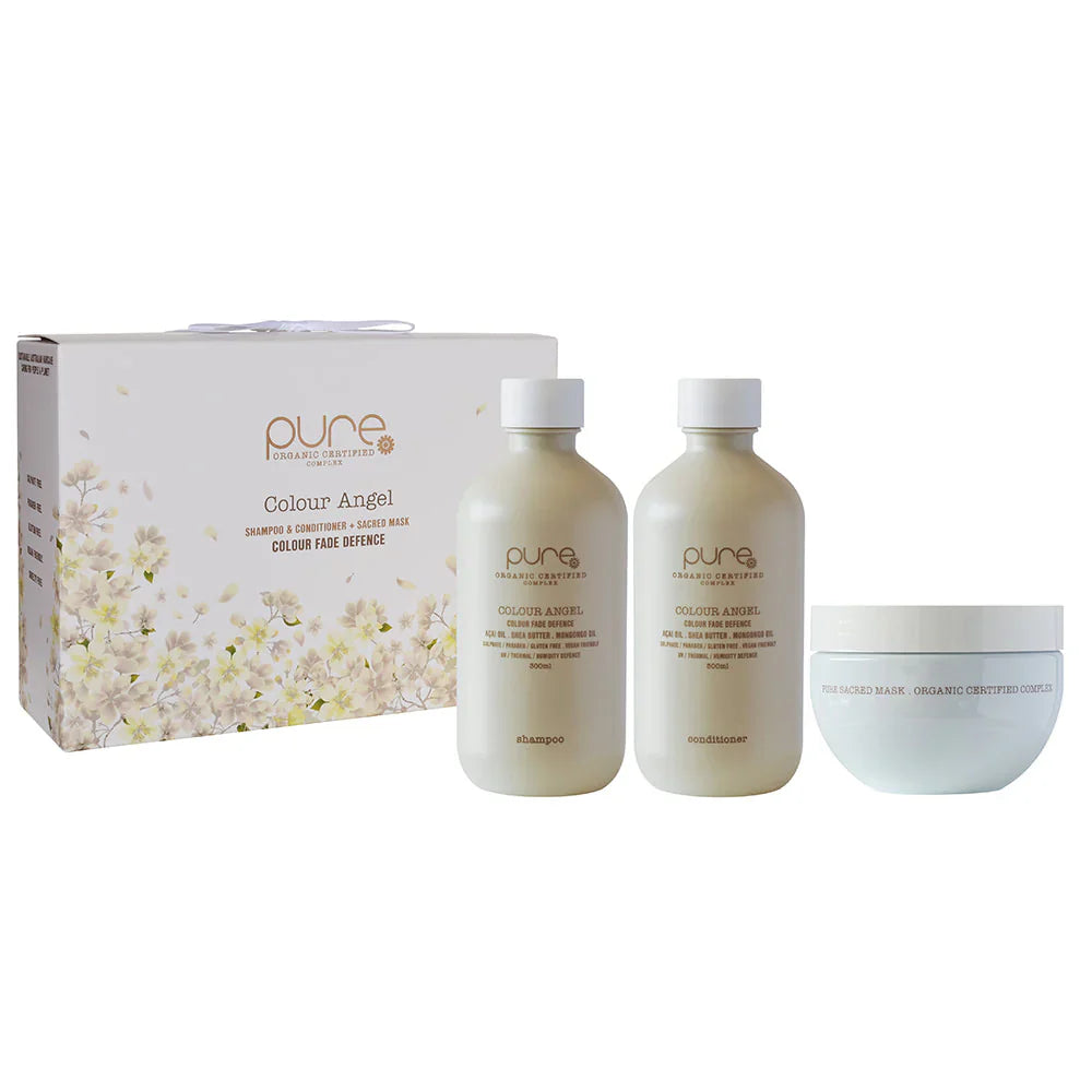 Pure Organic - Colour Angel Shampoo, Conditioner & Sacred Mask Trio Pack - Zilion