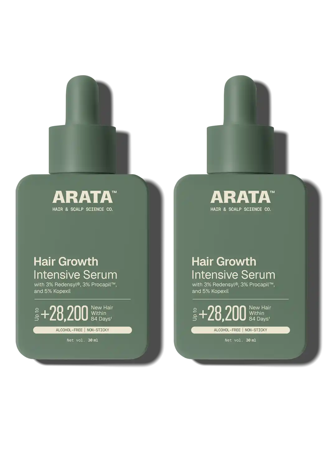 Arata - Hair Growth Intensive Serum 30ml Pack of 2 – front of pack