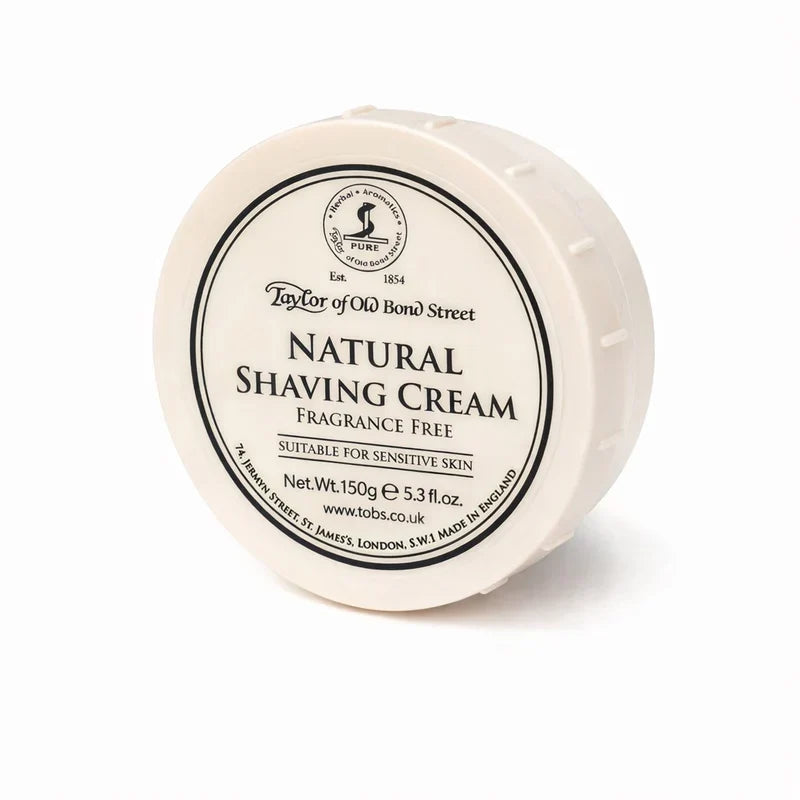 Taylor of Old Bond Street - Natural Shaving Cream Bowl – Twin Pack (2 x 150g) – Taylor of Old Bond Street - Natural Shaving Cream Bowl 150g