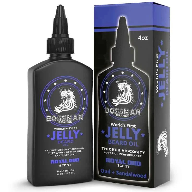 Bossman - Beard Jelly Royal Oud – Twin Pack (2 x 4oz) – Bossman - Beard Jelly Royal Oud 4oz