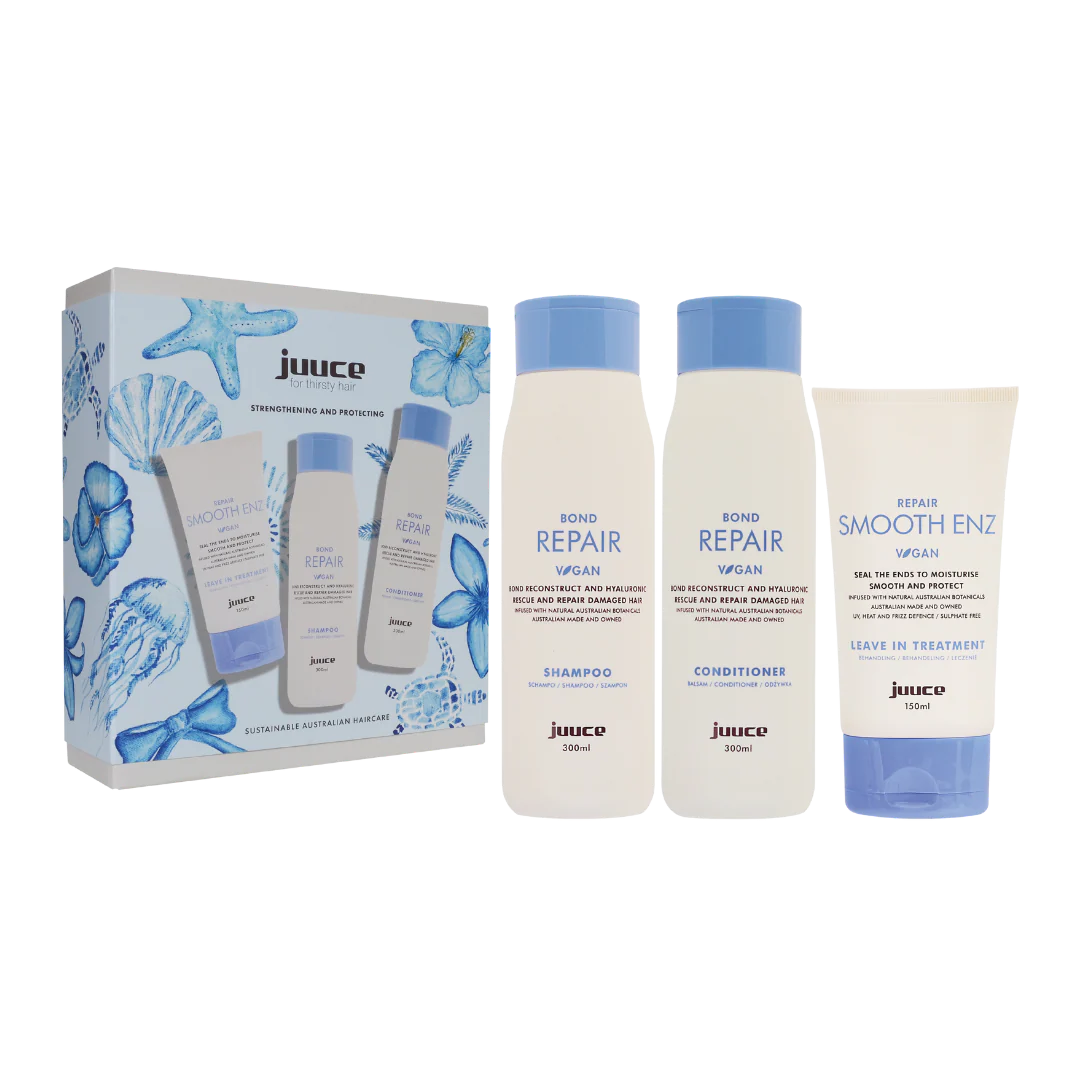 Juuce - Bond Repair Shampoo, Conditioner & Smooth Enz Trio Pack - Zilion