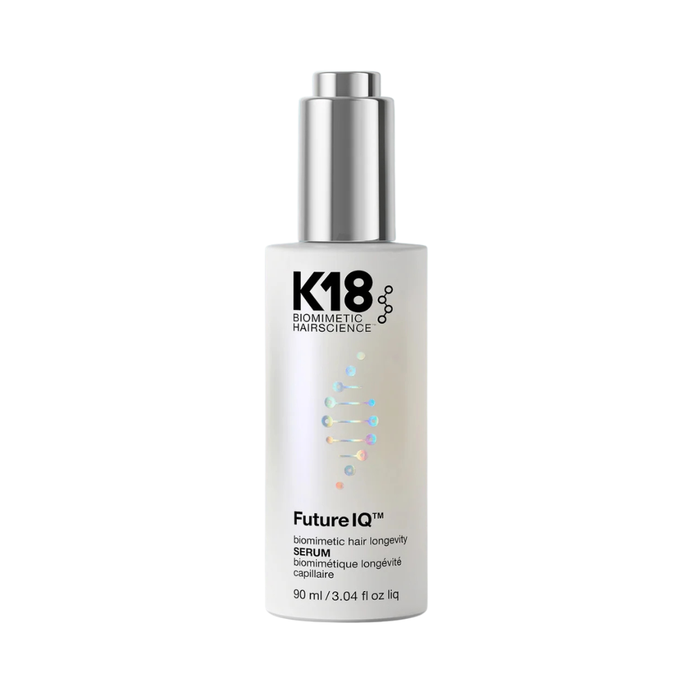 K18 - FutureIQ Biomimetic Hair Longevity Serum 90ml – front of pack