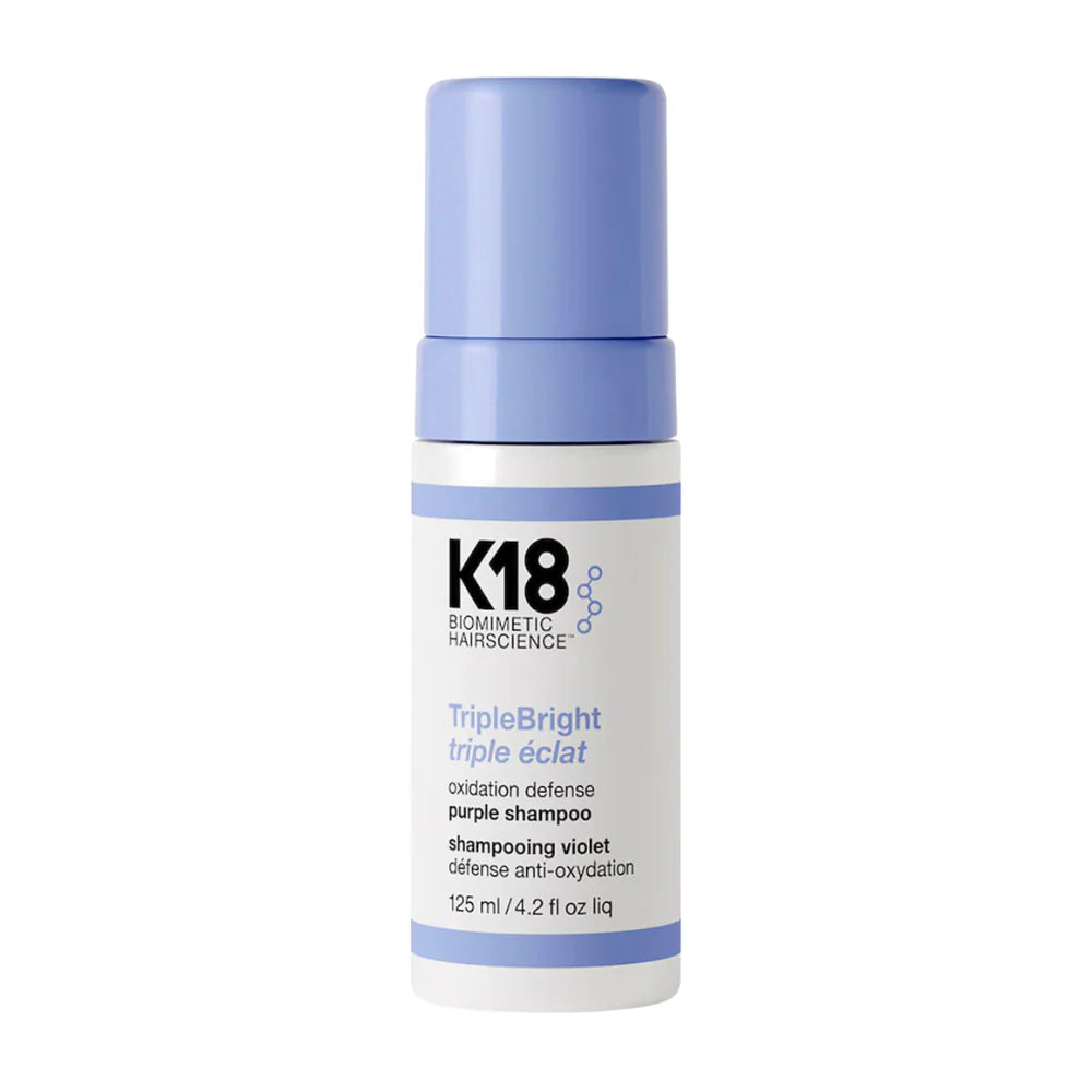 K18 - TripleBright Oxidation Defense Purple Shampoo 125ml – front of pack