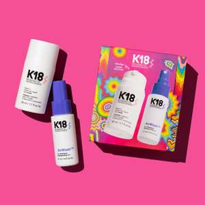 K18 - Repair + Refresh Duo (AirWash 47ml & Repair Mask 50ml) – pack contents
