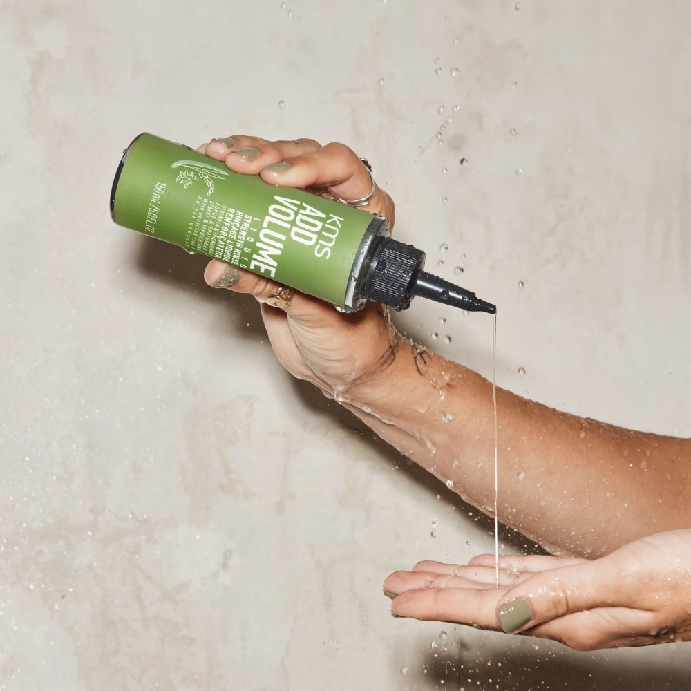 KMS - AddVolume Liquid Strengthening Rinse 150ml – product view 2