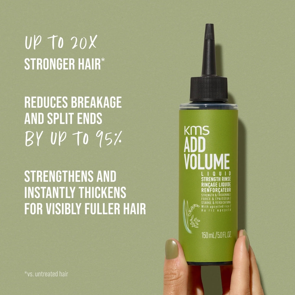 KMS - AddVolume Liquid Strengthening Rinse 150ml – product view 3