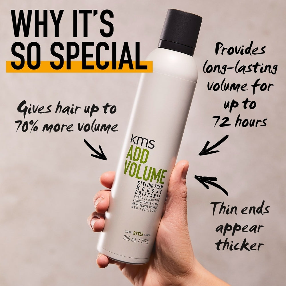 KMS - AddVolume Styling Foam 300ml – product view 2