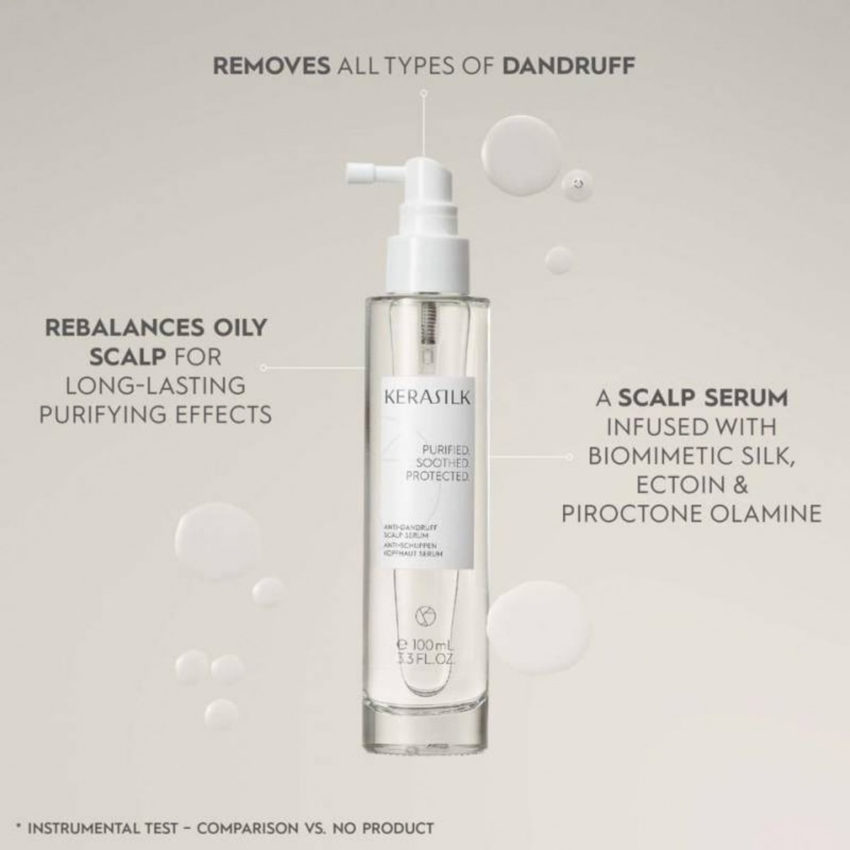 Kerasilk - Anti-Dandruff Shampoo & Scalp Serum Duo Bundle – Kerasilk Anti-Dandruff Scalp Serum 100ml (detail)