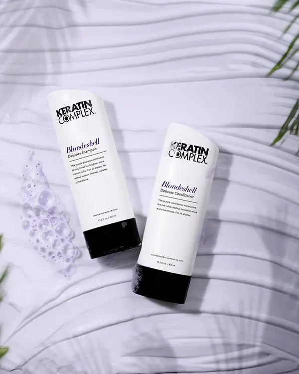 Keratin Complex - Blondeshell Shampoo & Debrass Conditioner Duo Bundle – Keratin Complex Blondeshell Shampoo 400ml (detail)
