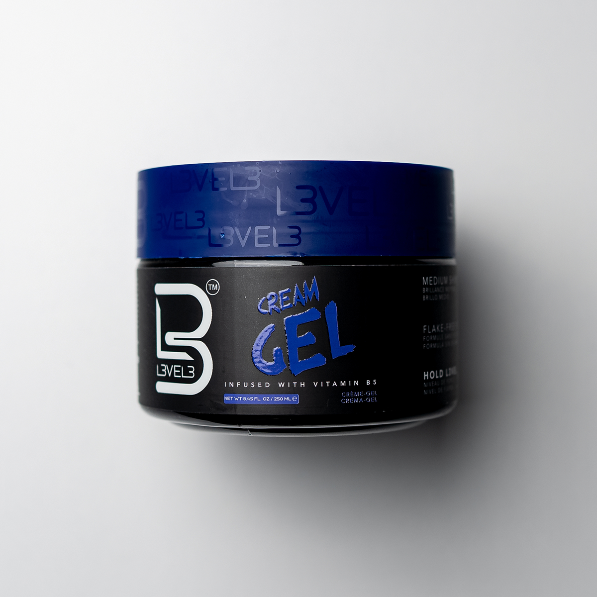 L3VEL3 Cream Gel 250ml jar