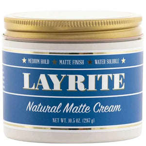 Layrite - Natural Matte Cream – Twin Pack (2 x 297g) – Layrite - Natural Matte Cream 297g