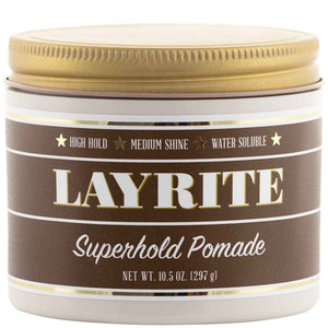 Layrite - Superhold Pomade – Twin Pack (2 x 297g) – Layrite - Superhold Pomade 297g