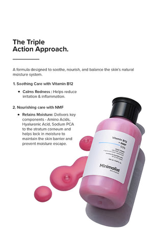 Minimilist - Vitamin B12 + NMF 03% Face Toner 120ml - Zilion