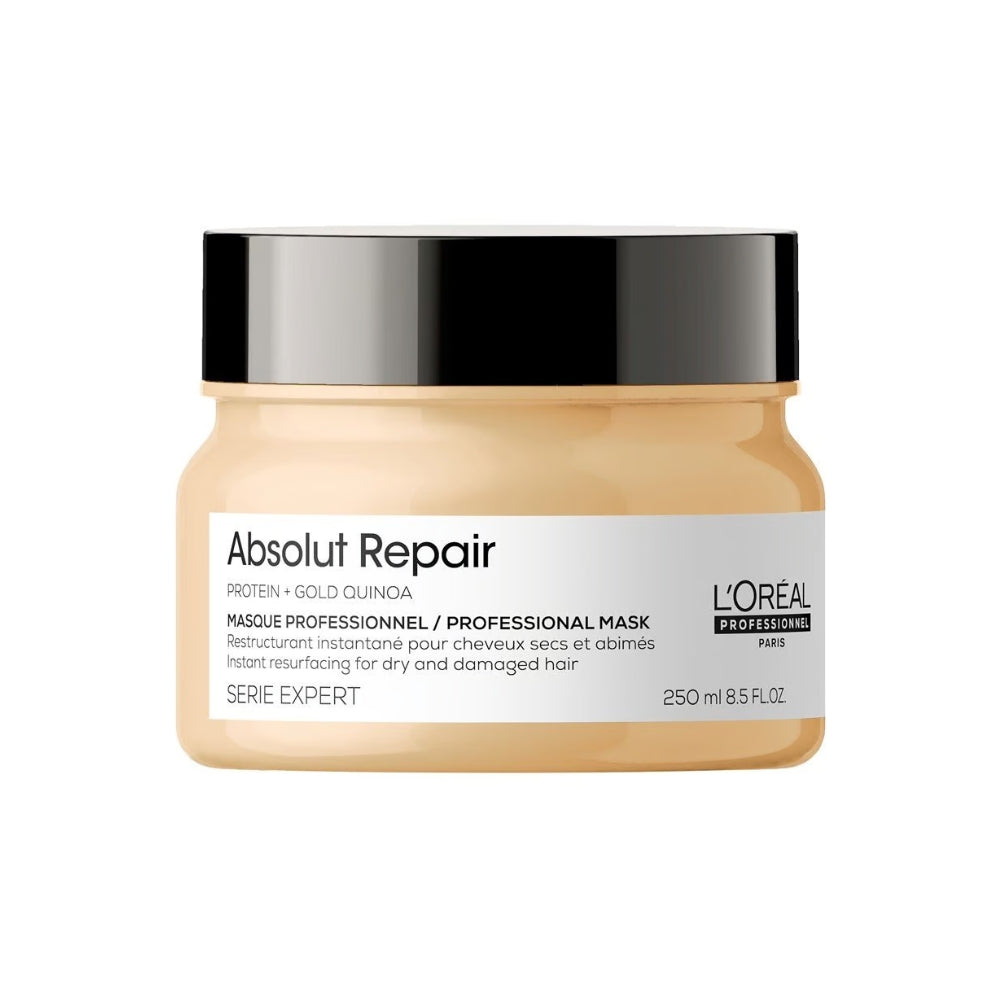 L'Oreal Professionnel - Absolut Repair Shampoo, Conditioner, Masque & Oil Quad Bundle – L'Oreal Professionnel Absolut Repair Masque 250ml