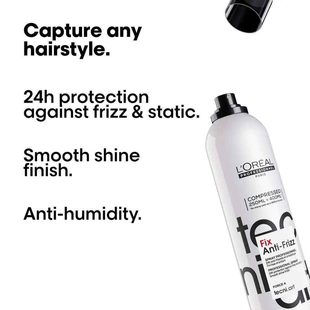 L'Oreal Professionnel - Tecni.Art Fix Anti-Frizz Fixing Spray 250ml – styling results