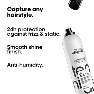 L'Oreal Professionnel - Tecni.Art Fix Anti-Frizz Fixing Spray 250ml – styling results