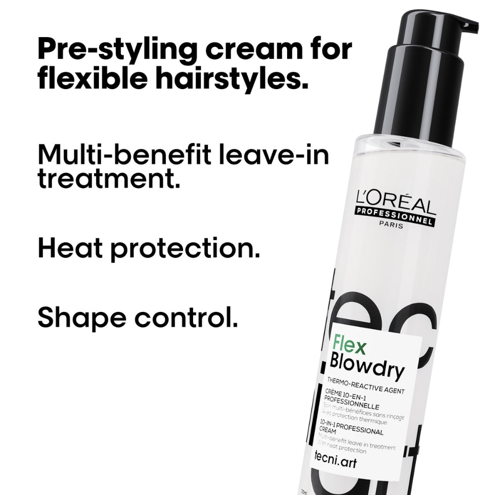 L'Oreal Professionnel - Tecni.Art Flex Blowdry Cream 150ml – styling results