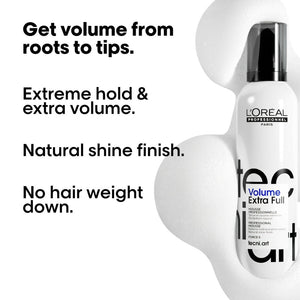 L'Oreal Professionnel - Tecni.Art Volume Extra Full Mousse 250ml – styling results