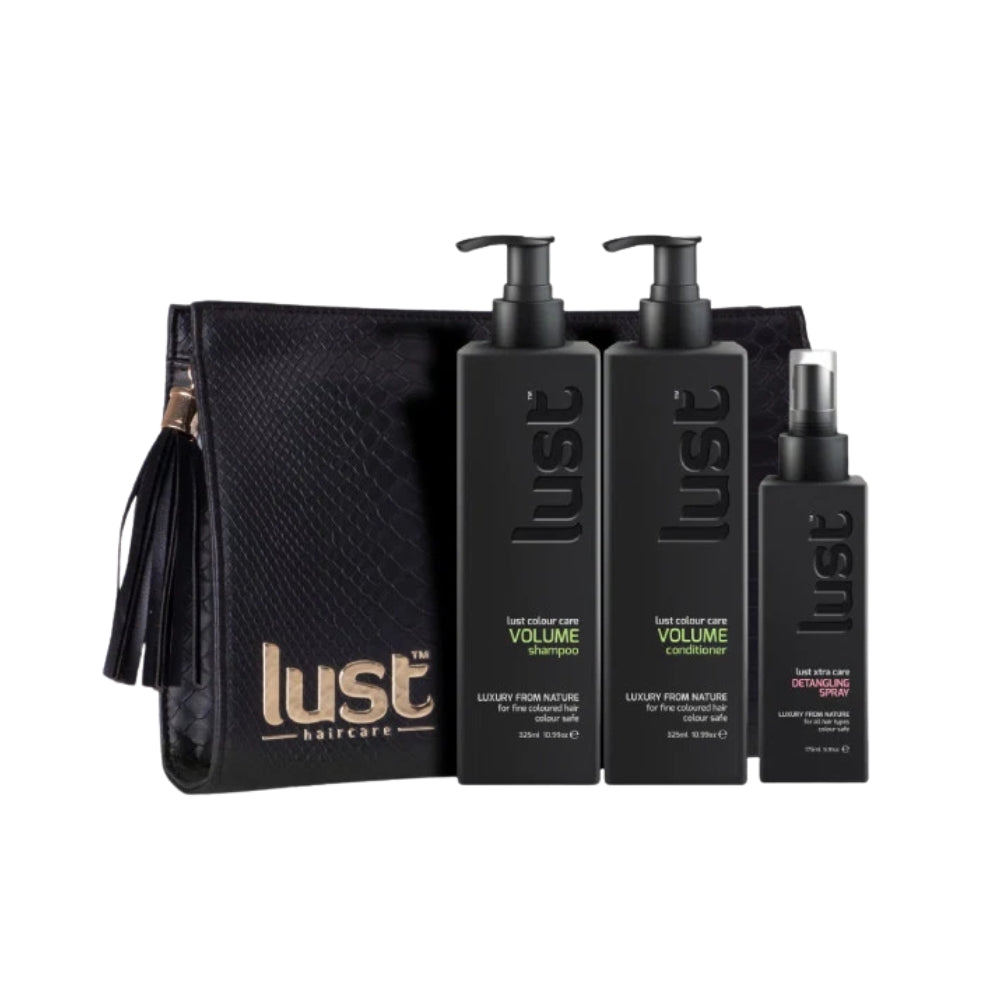 Lust - Volume/Detangling Spray Trio – front of pack