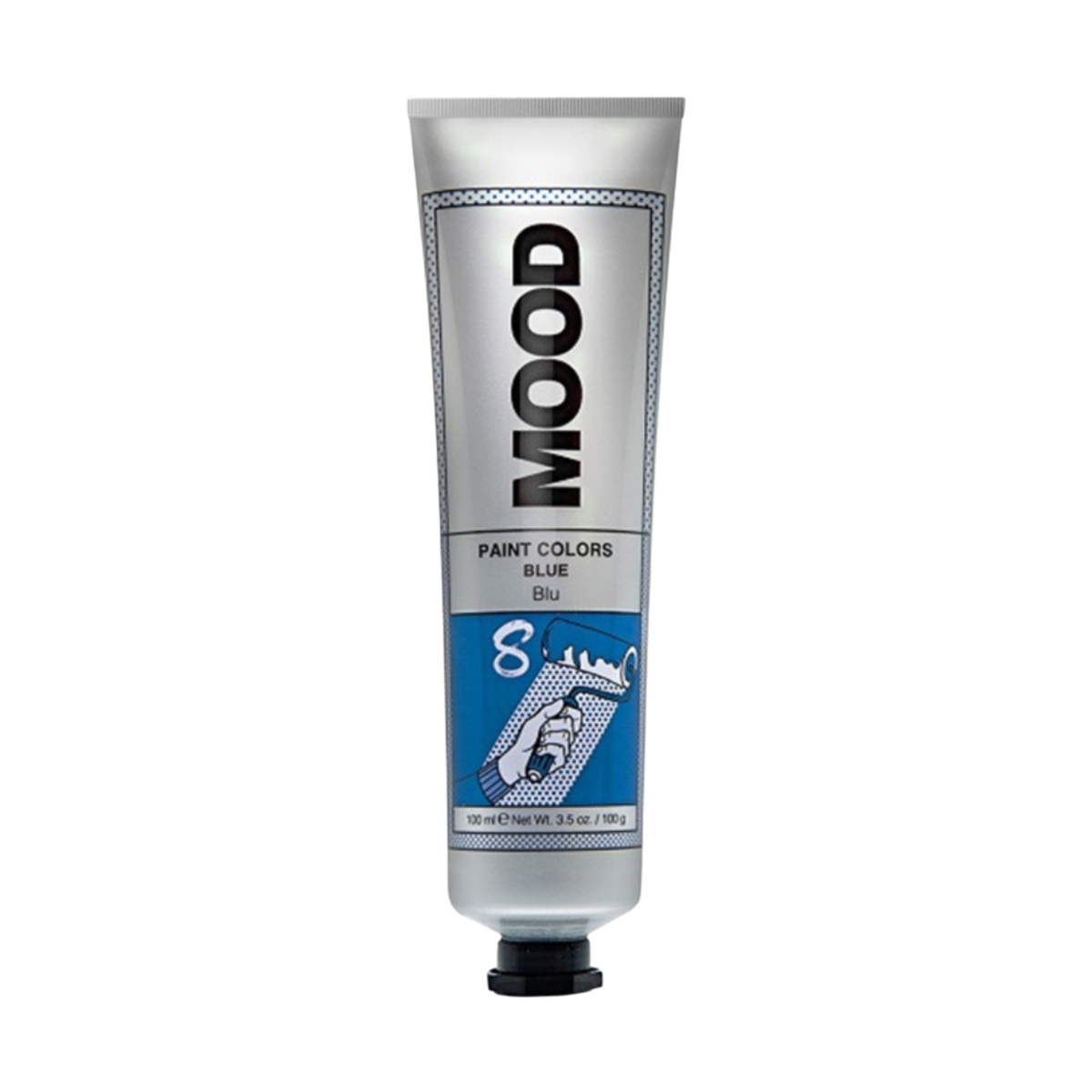 Mood - Paint 8 Blue 100ml – front of pack