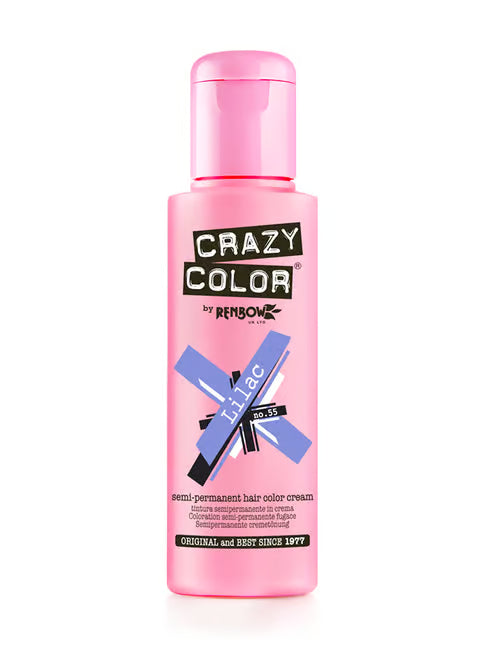 Crazy Color - Conditioning Semi-Permanent Hair Color Cream Lilac 100ml