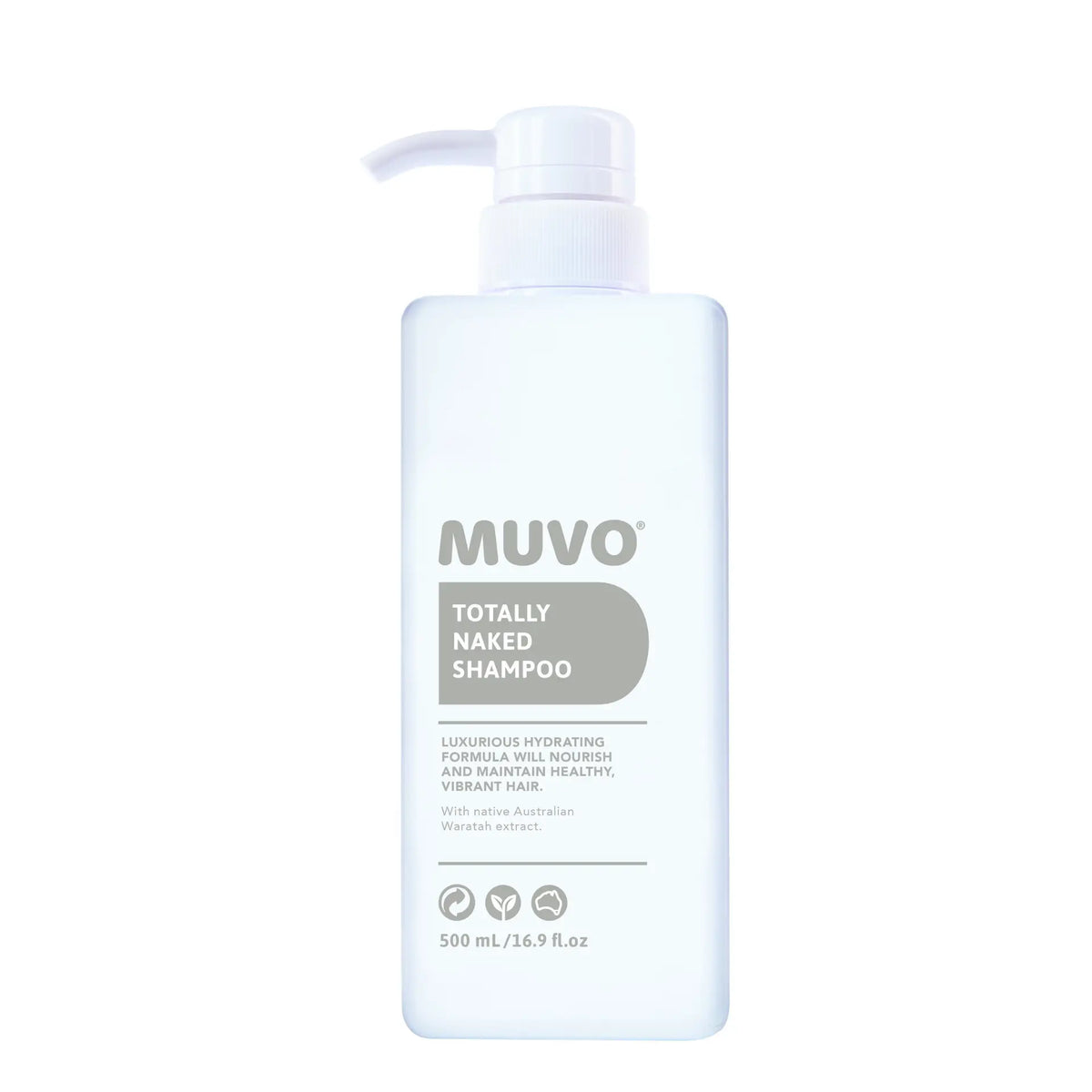 Muvo - Totally Naked Shampoo & Conditioner Duo 500ml Bundle – Muvo Totally Naked Shampoo 500ml