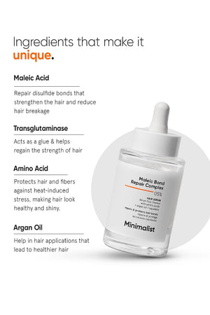 Minimilist - Maleic Bond Repair Complex 5% Hair Serum-50ml - Zilion