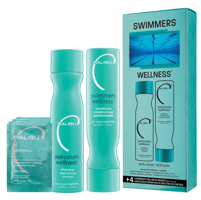 Malibu C Swimmers Wellness Collection contents