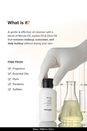 Minimilist - Marula Oil 05% Cleansing Oil 100ml - Zilion