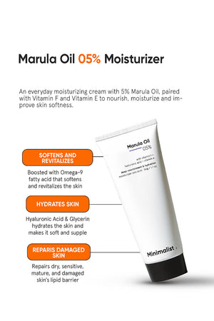 Minimilist - Marula Oil 5% Face Moisturizer 50g - Zilion