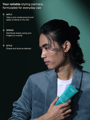 Arata - Texturising Styling Spray & Medium Hold Styling Cream Combo 2 x 50ml – styling looks