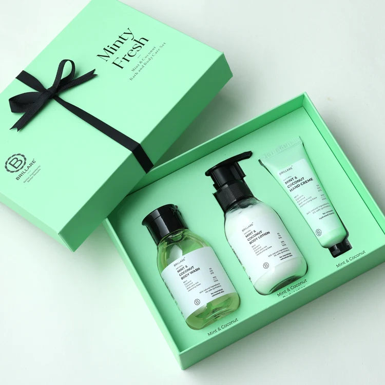 Brillare - Minty Fresh Gift Set - Size: 100ml + 100ml + 30g