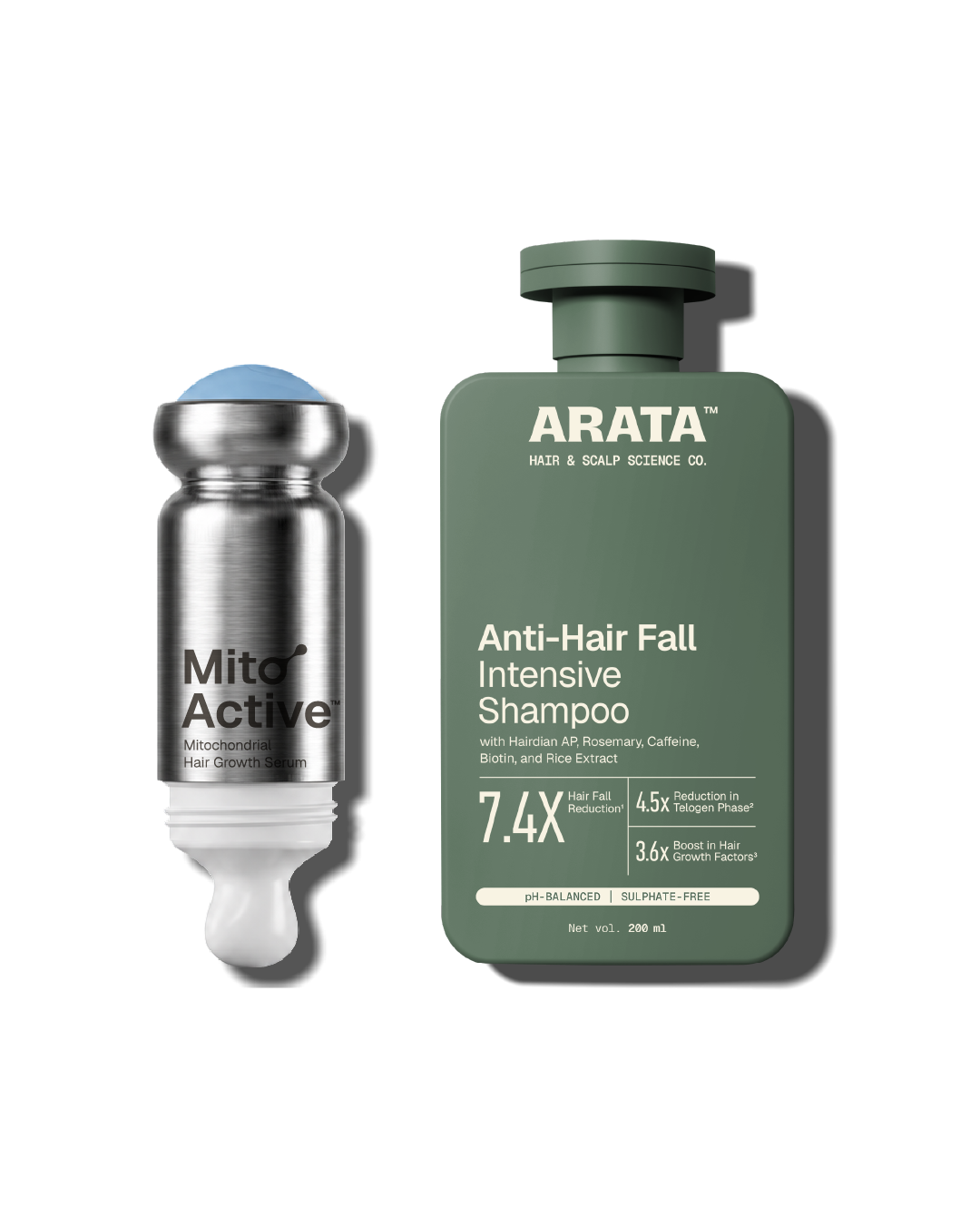 Arata - MitoActive + Anti-Hair Fall Shampoo Combo
