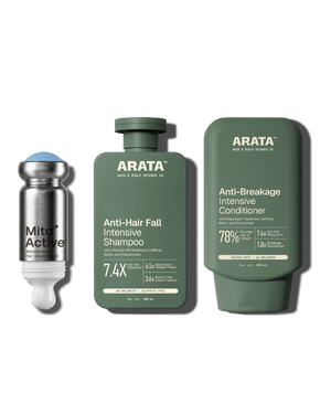 Arata - MitoActive + Anti-Hair Fall Shampoo & Conditioner Combo – front of pack