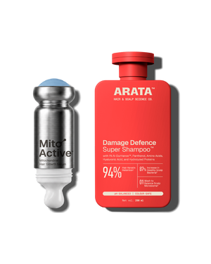 Arata - MitoActive + Damage Defence Super Shampoo Combo