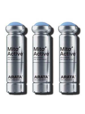 Arata - MitoActive Mitochondrial Hair Growth Serum 30ml Pack of 3