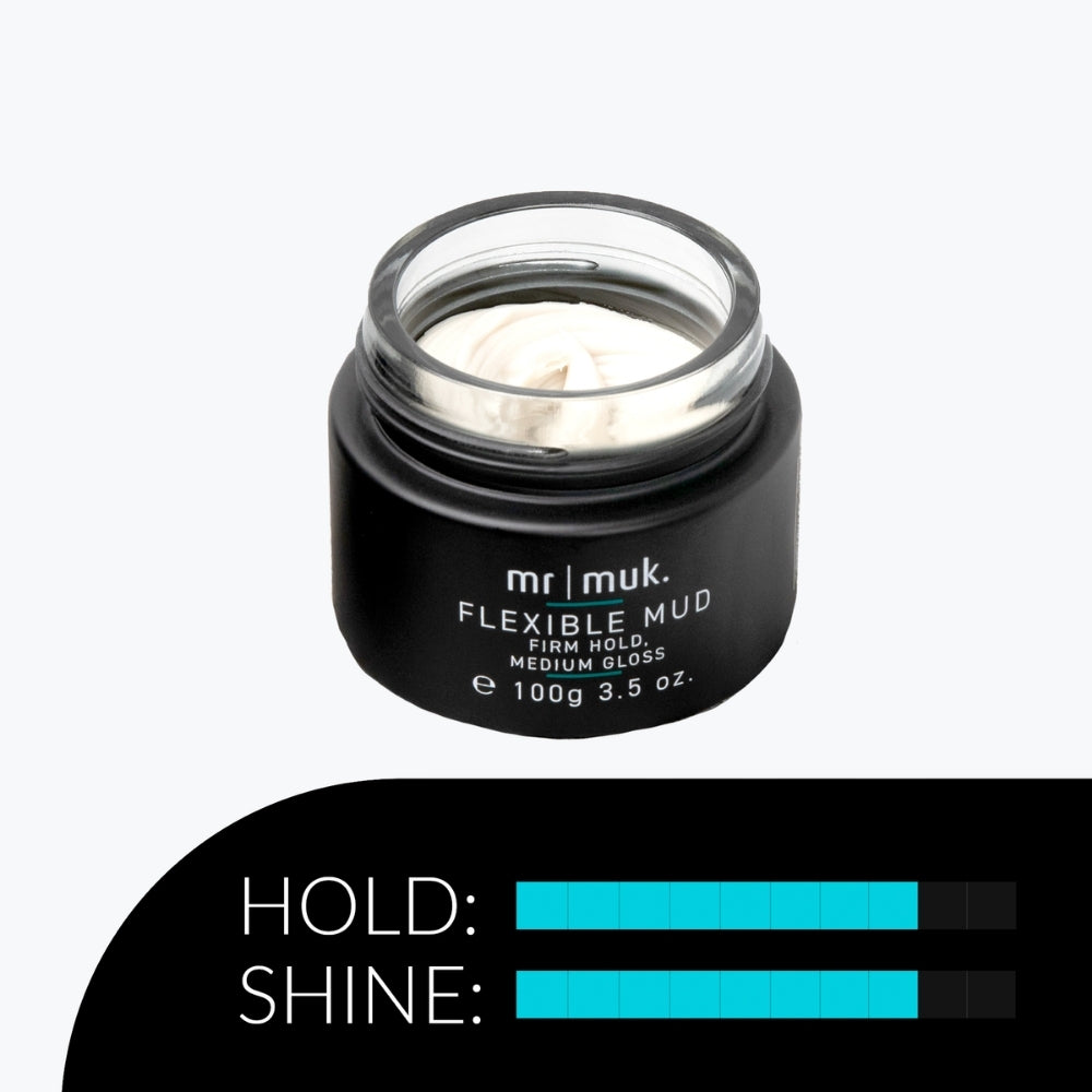Muk Hair - Mr Muk Flexible Mud 100g – styling result